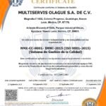 CERTIFICADO ISO 9001:2015